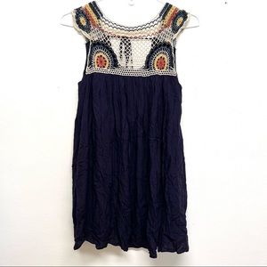 Earthbound Lace Shift Dress